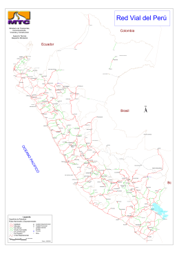 Mapa Vial del Perú