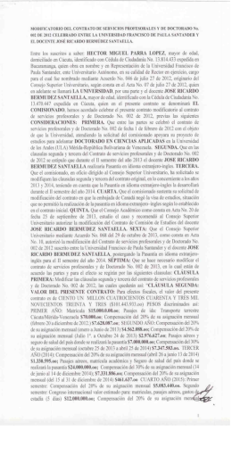 Entre los suscritos a saber: HECTOR MIGUEL PARRA LOPEZ