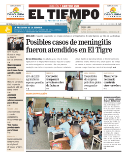 Posibles casos de meningitis fueron atendidos en El Tigre