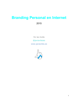 Branding Personal en Internet