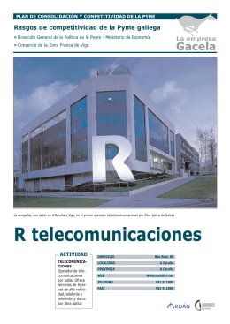 R CABLE Y TELECOMUNICACIONES GALICIA, SA