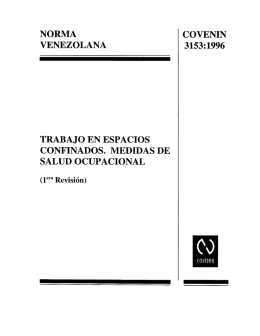 trabajo en espacios confinados. medidas de