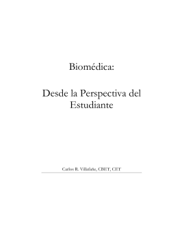 Biomedica: Desde la Perspectiva del Estudiante Demo