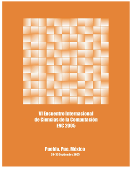 Eventos realizados en la FCC de 2004 a 2007. - Inicio