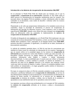 Introducción a los Motores de recuperación de documentos XML