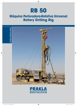 Máquina Perforadora-Rotativa Universal Rotary Drilling Rig