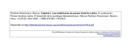 Roitman Rosenmann, Marcos. Capítulo I. Las