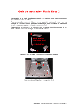 Guía de instalación Magic Keys 2