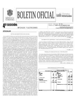 seccion2 modelo - Boletín Oficial de la Provincia de Córdoba