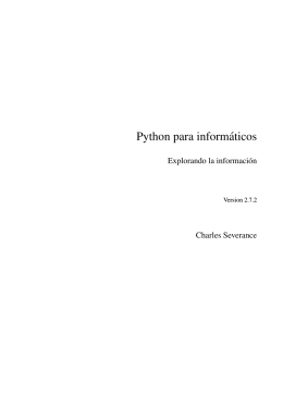 Python para informáticos