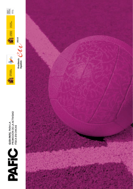 Guía PAFIC - Consejo Superior de Deportes