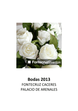 FONTECRUZ CACERES bodas 2013
