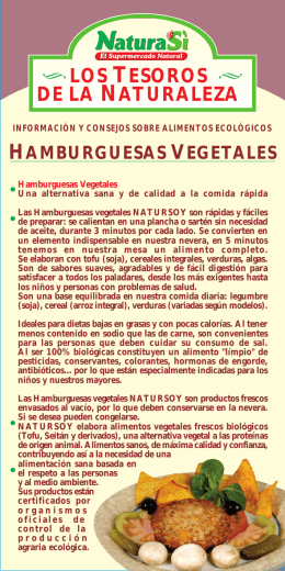 Hamburguesas Vegetales