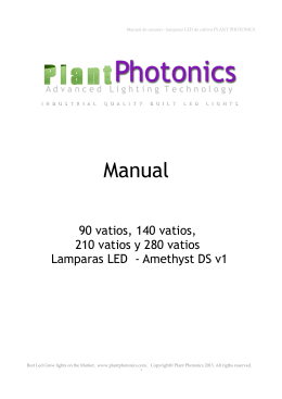 Manual - Plantphotonics