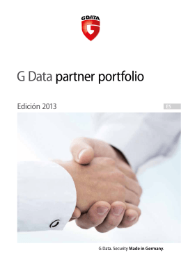 G Data partner portfolio