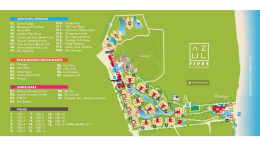 Azul Fives Hotel Map