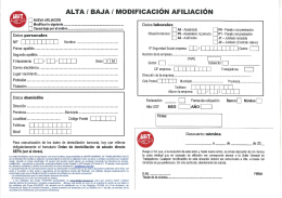 folleto de afiliación