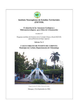 Instituto Nicaragüense de Estudios Territoriales (INETER)