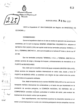 63 - Comisión Nacional de Defensa de la Competencia