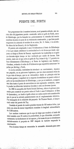 PUENTE DEL FORTE - Revista de Obras Públicas