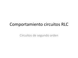 Comportamiento circuitos RLC