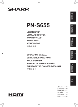 PN-S655 Operation-Manual GB DE FR ES RU JP