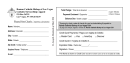 Credit Card Payments / Pagos con trajeta de Crédito: Master Card