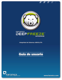 Instalacion de Deep Freeze