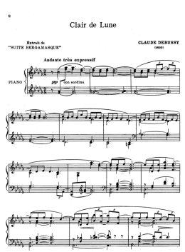 Claro de luna piano pdf