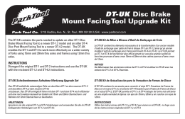 DT-UK Disc Brake Mount Facing Tool Upgrade Kit