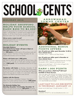holiday shopping helps your school earn $250 to $2000!