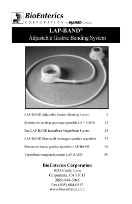 LAP-BAND® Adjustable Gastric Banding System