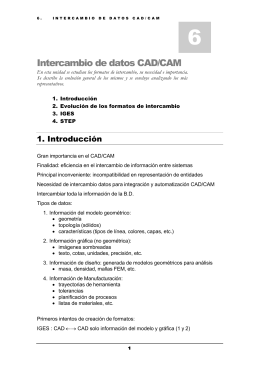 Intercambio de datos CAD/CAM
