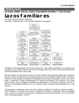 LAZOS FAMILIARES - Hola LatinoAmérica