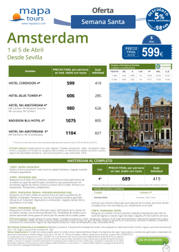 Amsterdam - Mapa Tours