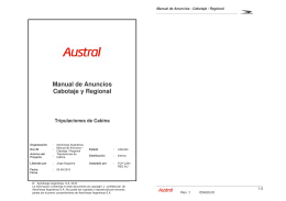 Manual Anuncios AUSTRAL 2010 - Dynamic