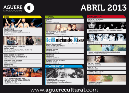 CONFERENCIAS - Aguere Cultural