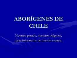 ABORÍGENES DE CHILE