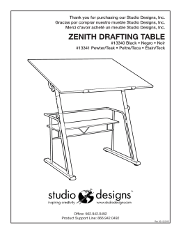 ZENITH DRAFTING TABLE