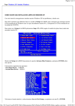 Cómo instalar Windows XP desde cero