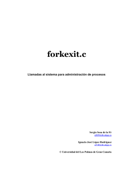 forkexit.c - Servidor de Información de Sistemas Operativos