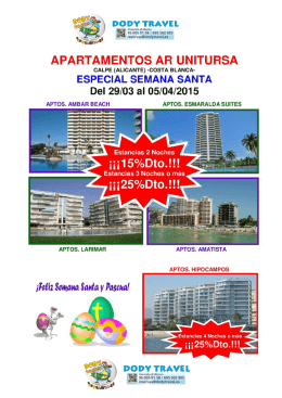 APARTAMENTOS AR UNITURSA