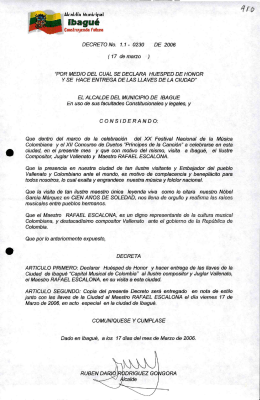 Ibague - Alcaldía de Ibagué