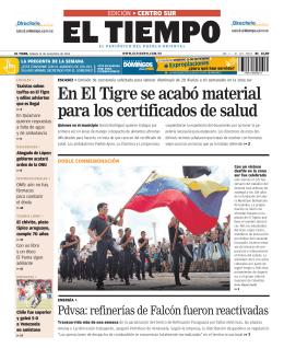 En El Tigre se acabó material para los certificados de salud