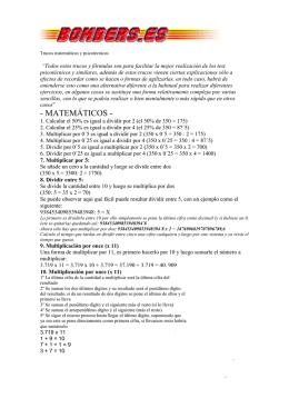 MATEMÁTICOS - Bombers.es