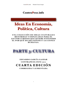 3 GRANDES IDEAS Cultura 2012