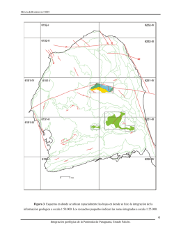 Integración geológica de la Península de Paraguaná, Estado Falcón