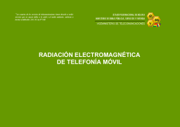 radiación electromagnética de telefonía móvil