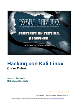 Hacking con Kali Linux