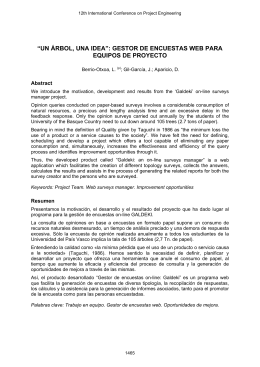 “un árbol, una idea”: gestor de encuestas web para equipos